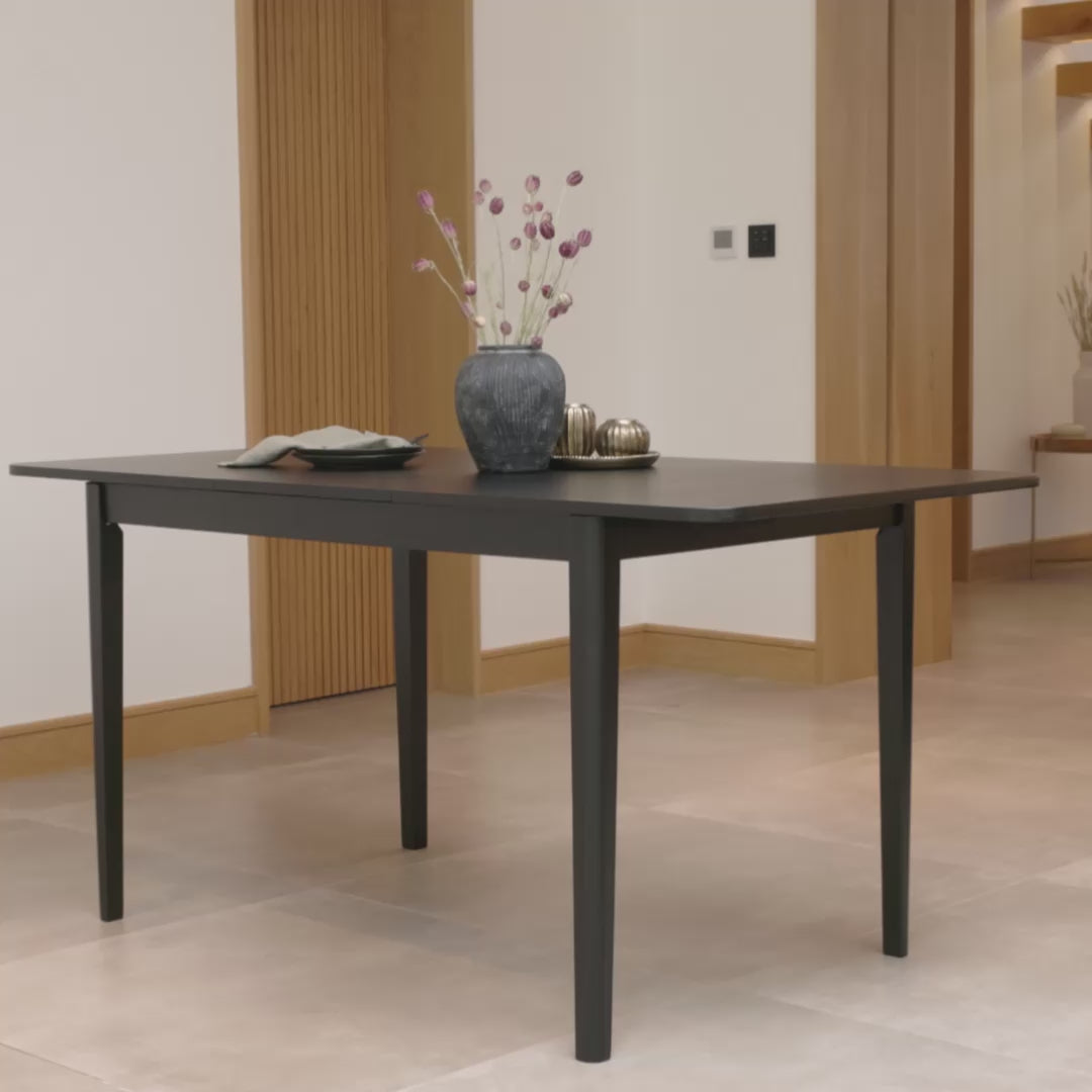 Paul Black Oak Extending Dining Table - Laura James