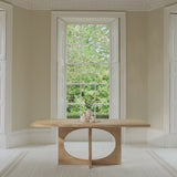 Jade 190cm Chalked Mango Wood Dining Table - Laura James