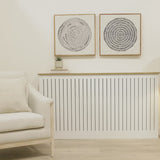 Elspeth Large Radiator Cover - Whitewash Oak - Laura James