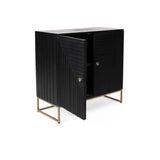 Rayna 2 Door Sideboard - Jet Black - Laura James