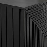 Rayna 2 Door Sideboard - Jet Black - Laura James