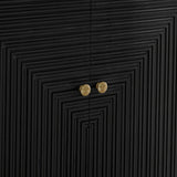 Rayna 2 Door Sideboard - Jet Black - Laura James