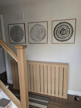 Umari 50x50cm Circle Print on Cotton - Set of 3