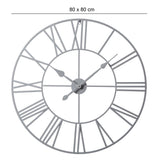 Riseley Skeleton Wall Clock - Grey