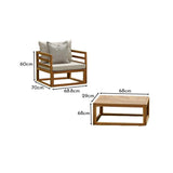 Rowan 2 Armchairs with Coffee Table