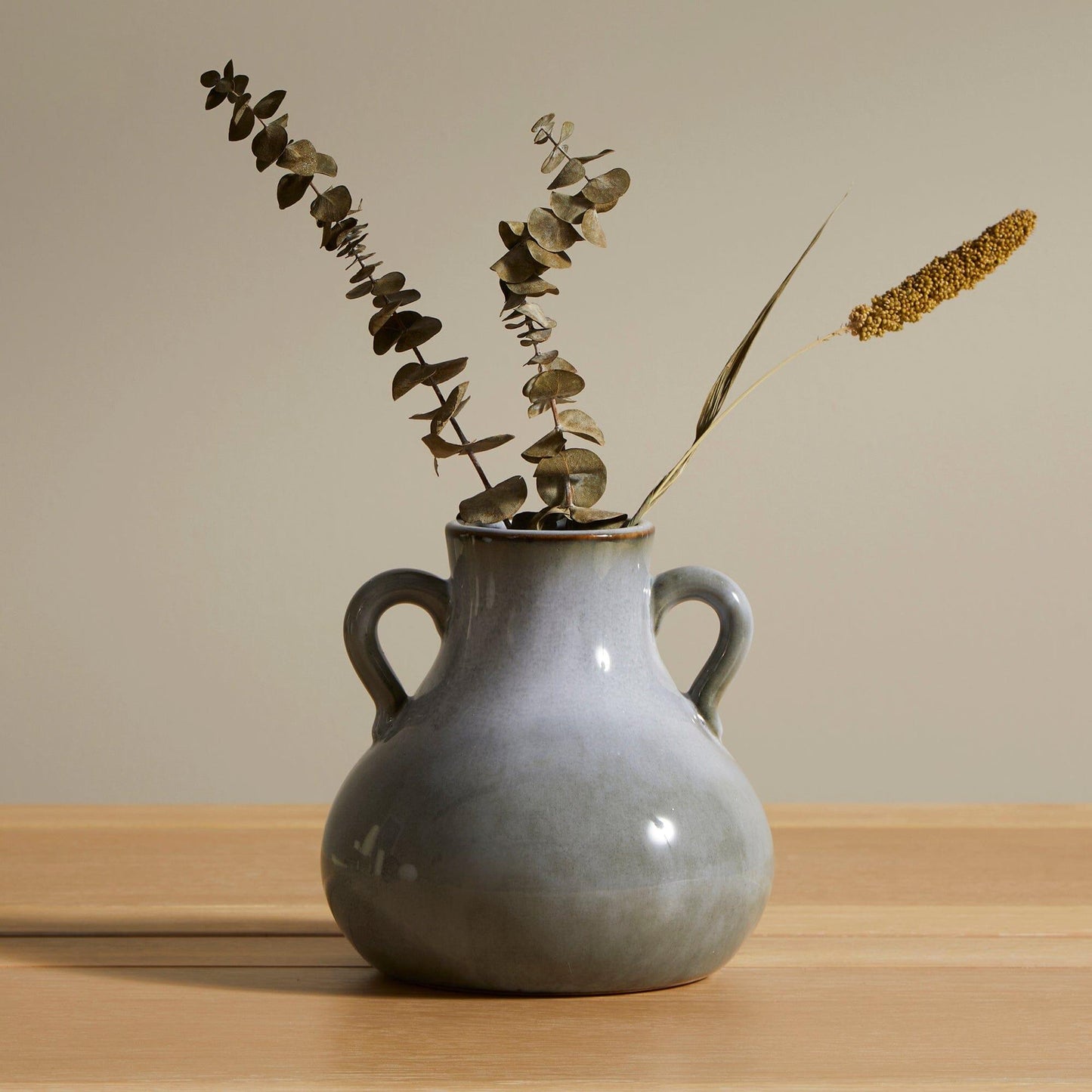 Ruthwell 16cm Ceramic Vase - Blue - Laura James