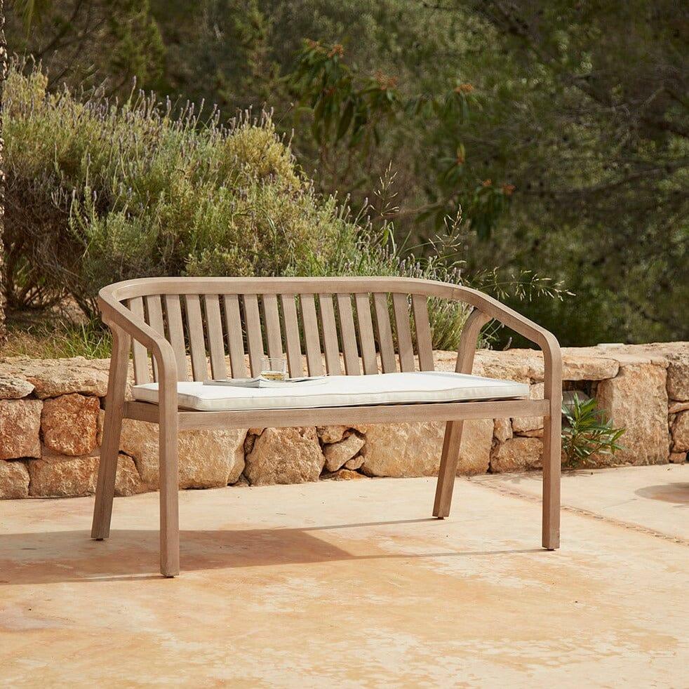Shiro Outdoor Wooden Bench Laura James