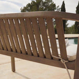 Shiro Wooden Garden Bench - Set of 2 - Laura James