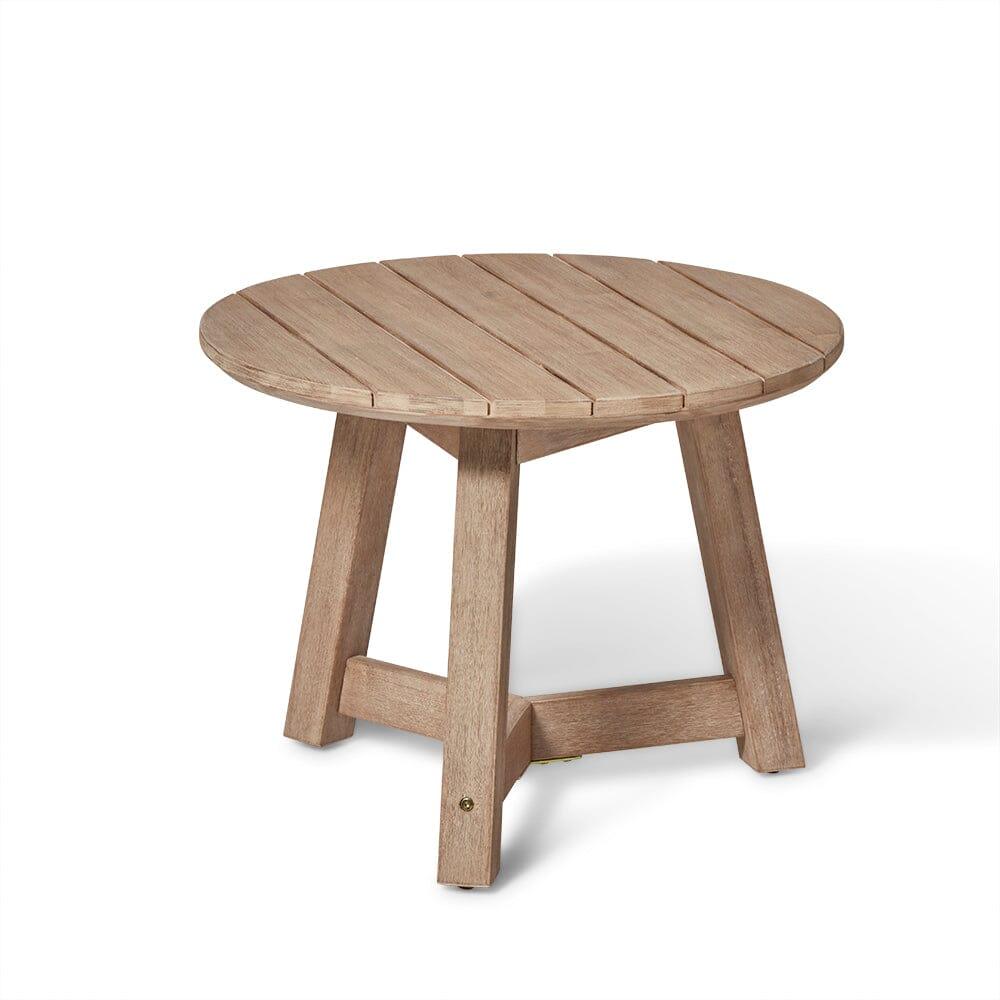 Shiro Wooden Round Garden Side Table - Laura James