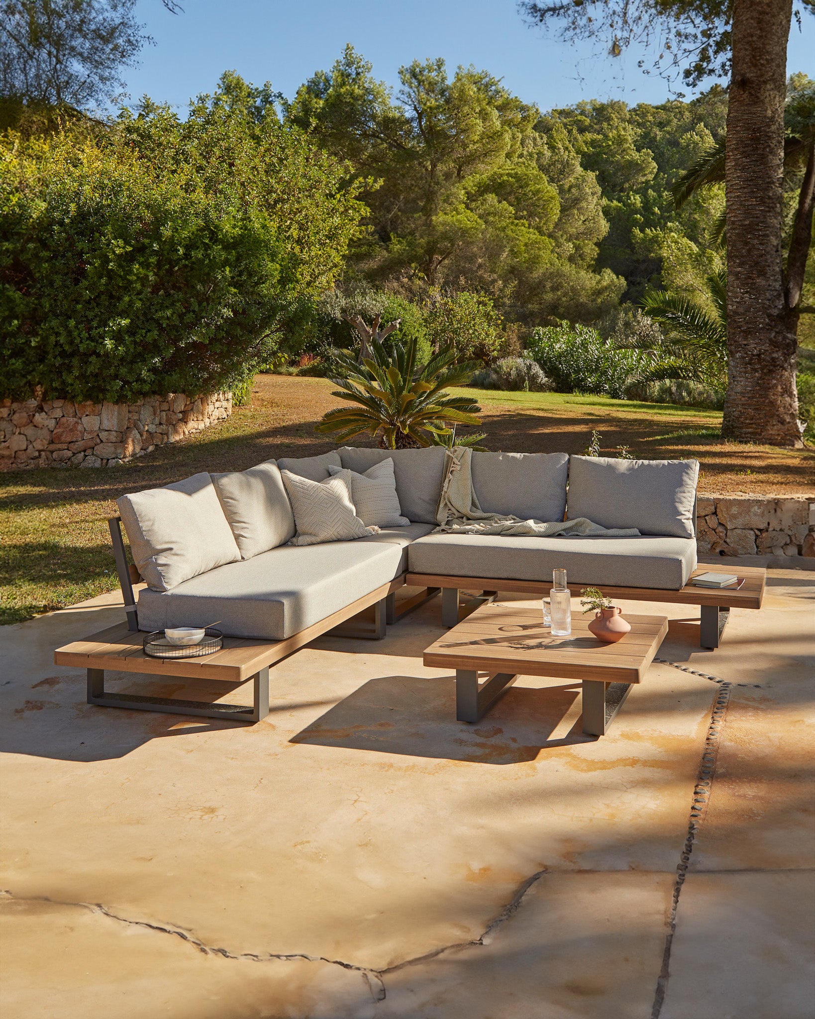 Wooden Garden Sofas Laura James