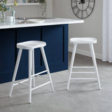 Silvester bar stool - white