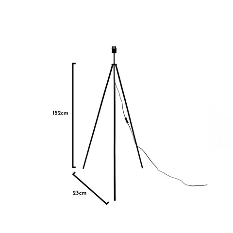 Black Tripod Floor Lamp - Laura James