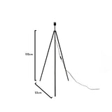 Black Tripod Floor Lamp - Laura James