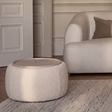 Nathalia 65cm Whitewash Coffee Table - Chalked White - Laura James 