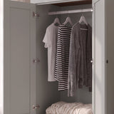 Bampton Double Wardrobe - Stone Grey - New