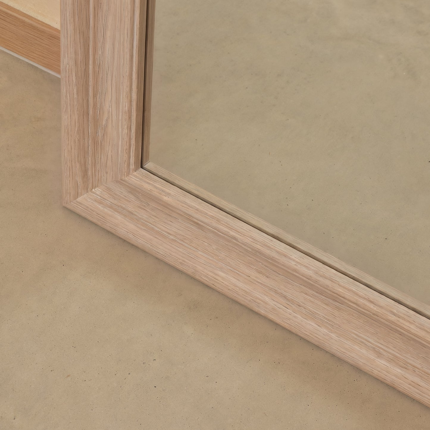Langton 170x50cm Wooden Arch Floor Mirror - Whitewash - Laura James 
