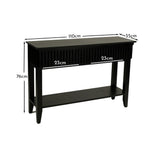 Willow Black Console Table
