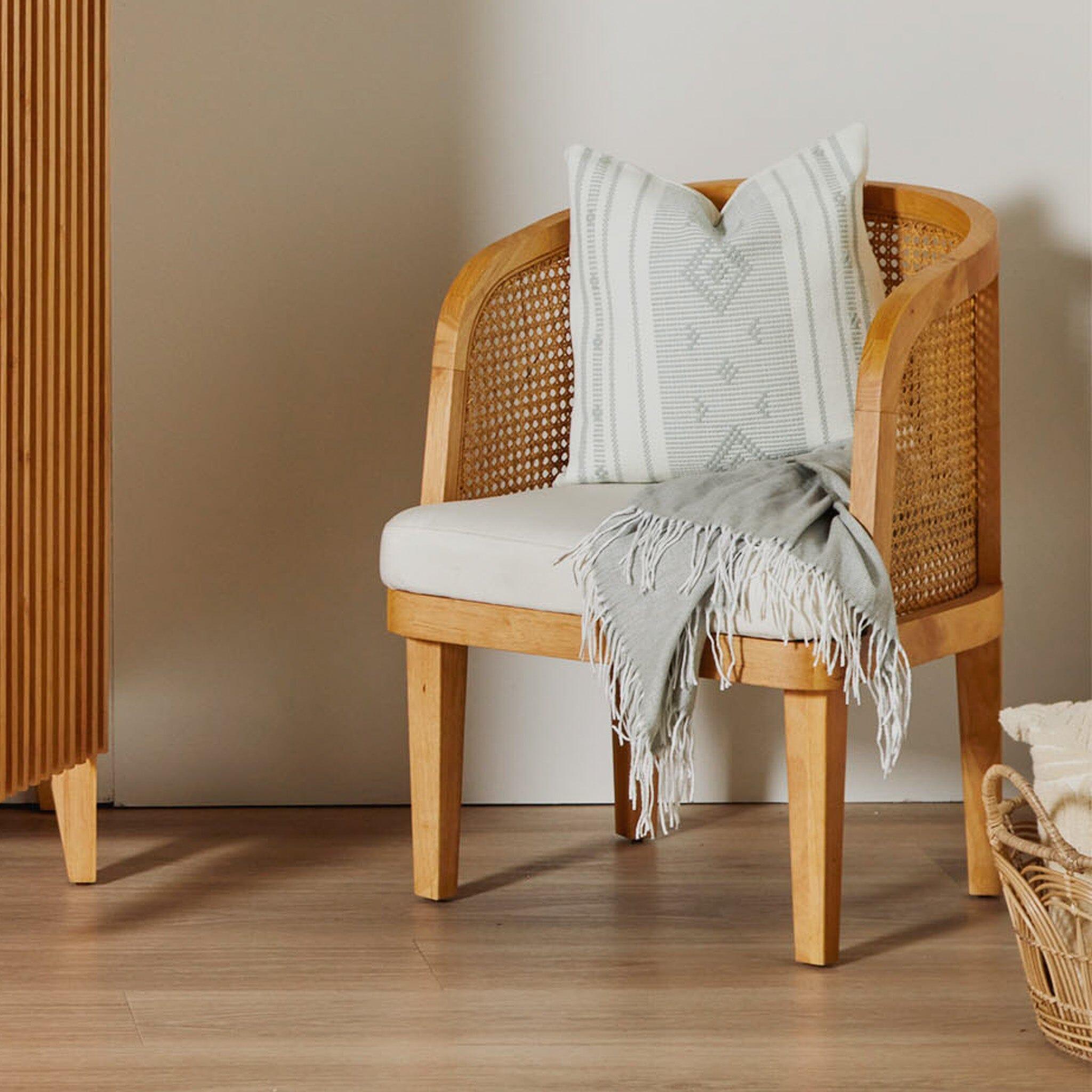 Willow Wood Accent Armchair Laura James