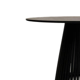 Willow Black Round Dining Table - Laura James 