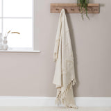 Willow Wooden Coat Rack with Shelf - Whitewash - Laura James