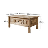 Wooden Coffee Table - Laura James