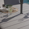 10 Seater Rattan Cube Outdoor Dining Set - Grey Weave Polywood Top