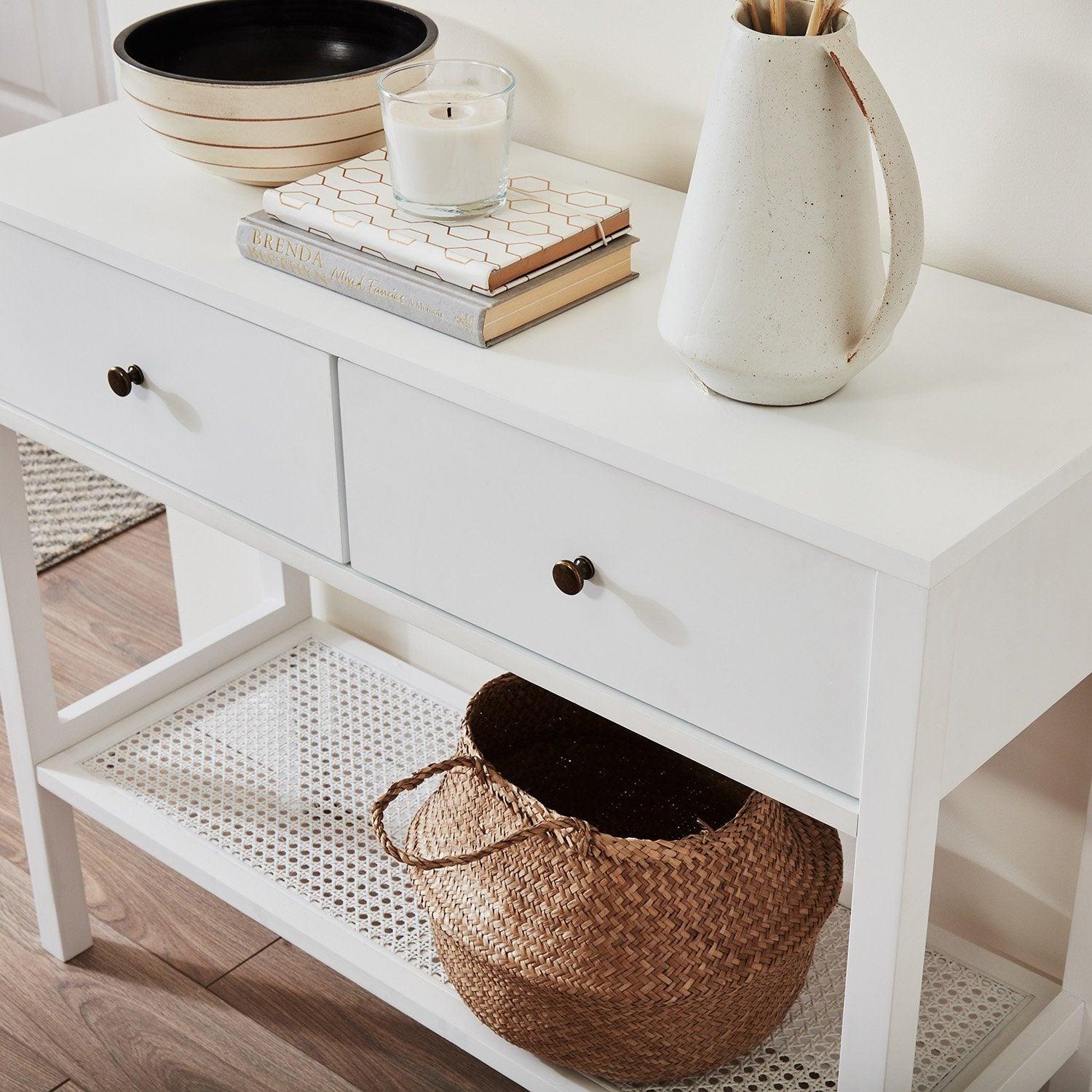 Charlie White 2 Drawer Console Table Laura James