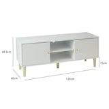 Outlet - Iliana TV Unit - White - Laura James