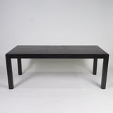 Magnus extendable dining table - black