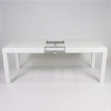 Magnus extendable dining table - white