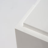 Magnus extendable dining table - white - Laura James