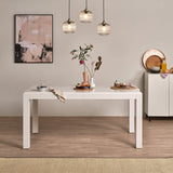 Magnus extendable dining table - white