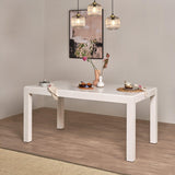 Magnus White 6-8 seater dining table