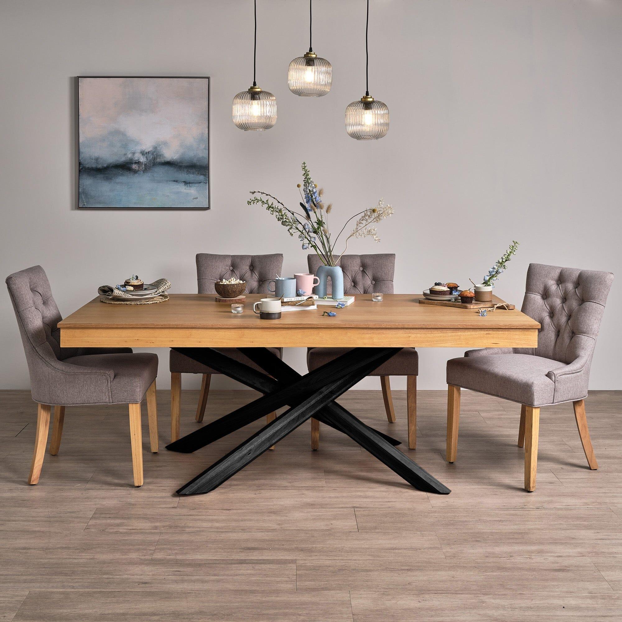 Wooden modern dining table sales