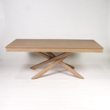 Amelia Whitewash Oak Dining Table -Laura James