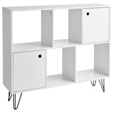 Anderson White Mid Century Modern Scandi Style Shelving Unit - Laura James