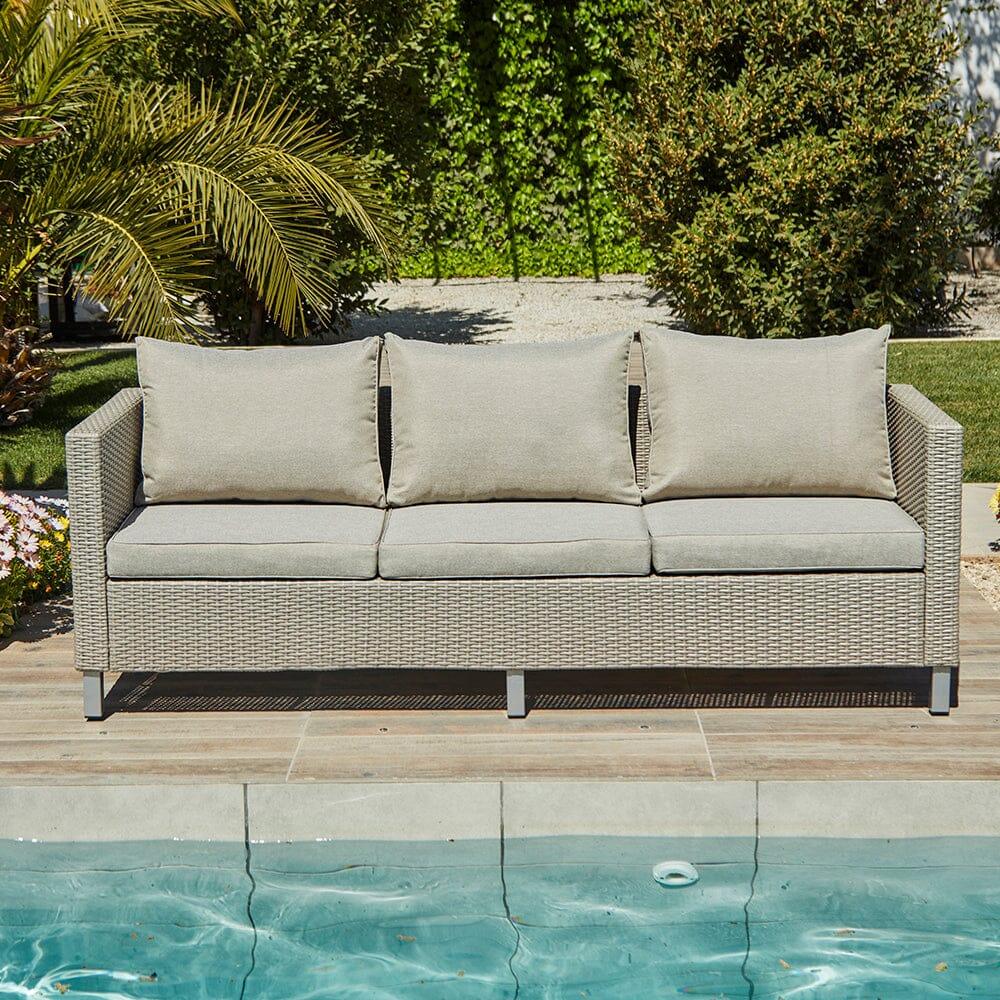 Aria Grey Rattan Garden Sofa Set