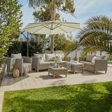 Aria Rattan Garden Sofa Set with Parasol - Laura James
