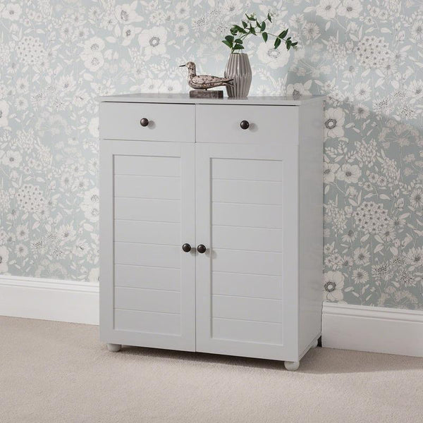 Ascot Shoe Grey Storage Cupboard Laura James