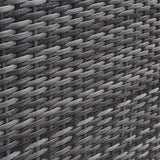 9 Seater Rattan Outdoor Corner Sofa Set - Grey Weave - Laura James