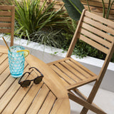 Casey outdoor dining set – solid acacia wood – 6 seater - Laura James