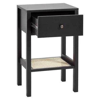 Charlie bedside table - black - Laura James