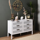 Charlie Chest of 6 Drawers - white - Laura James