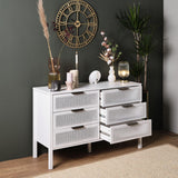 Charlie Chest of 6 Drawers - white - Laura James