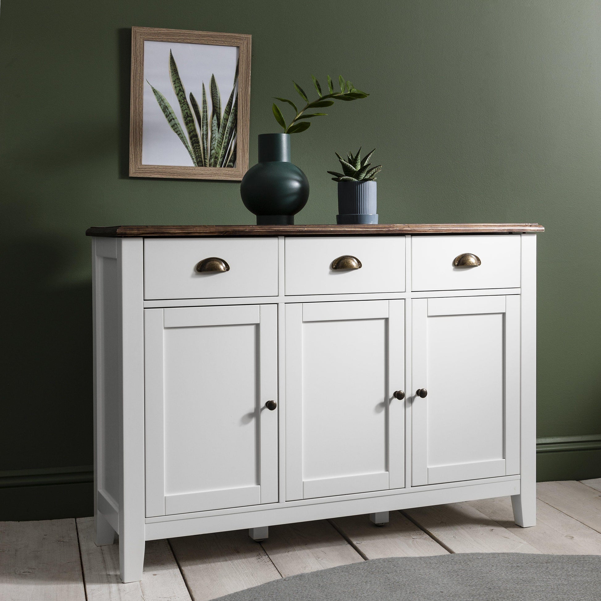 Chatsworth Sideboard in White - Laura James