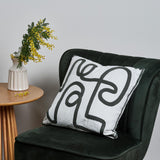 Epworth 45x45cm Cushion Cover - Forest Green - Laura James 