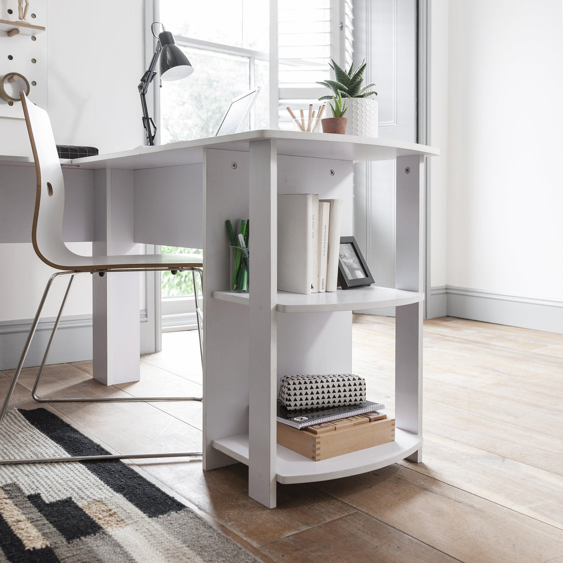 Outlet Essie L Shape Desk White Laura James