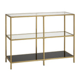 Evelyn console table - gold - Laura James
