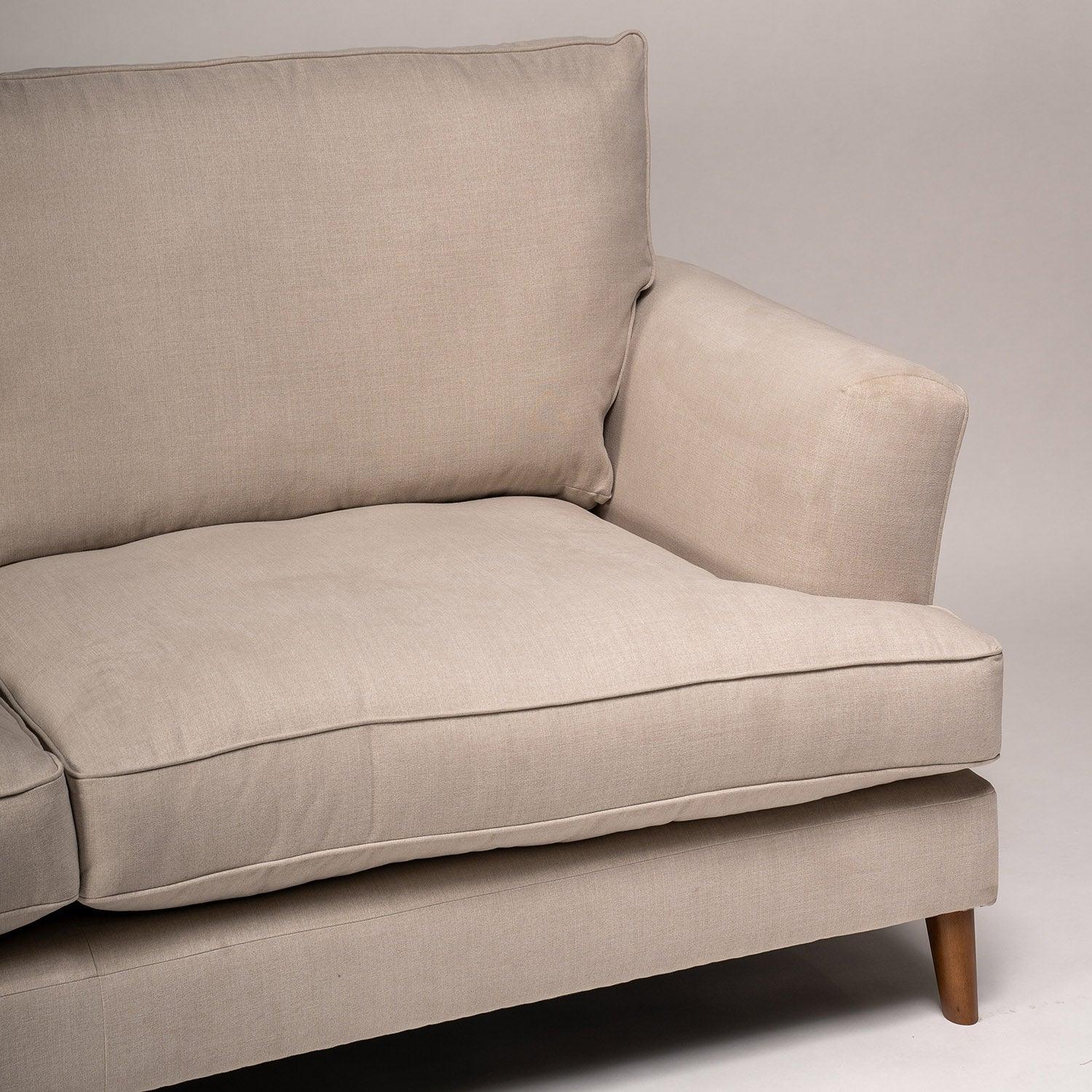 Frankie small sofa - 2 seater - Natural Clay - Laura James