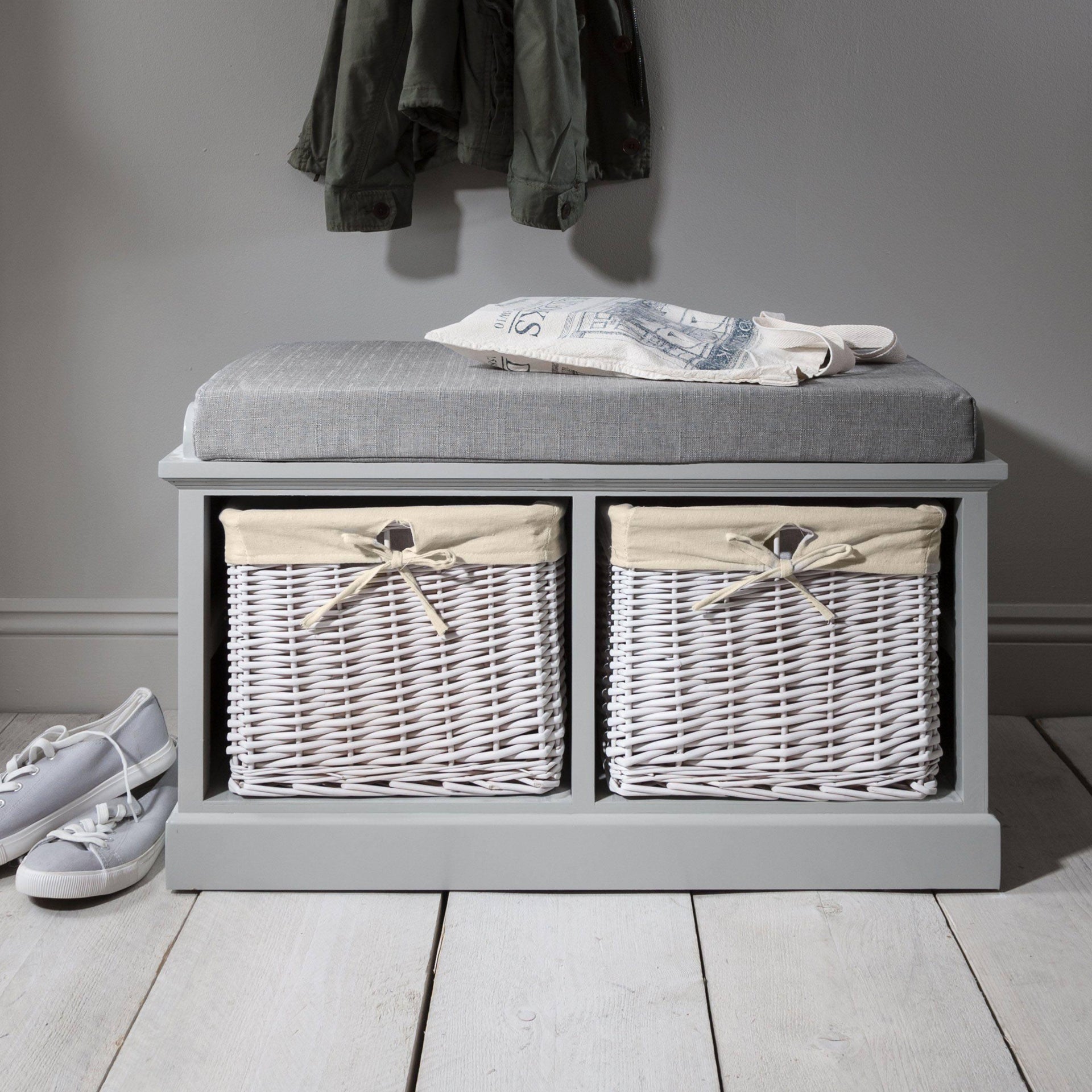 Fyfield 2 Seater Hallway Storage Bench Storage